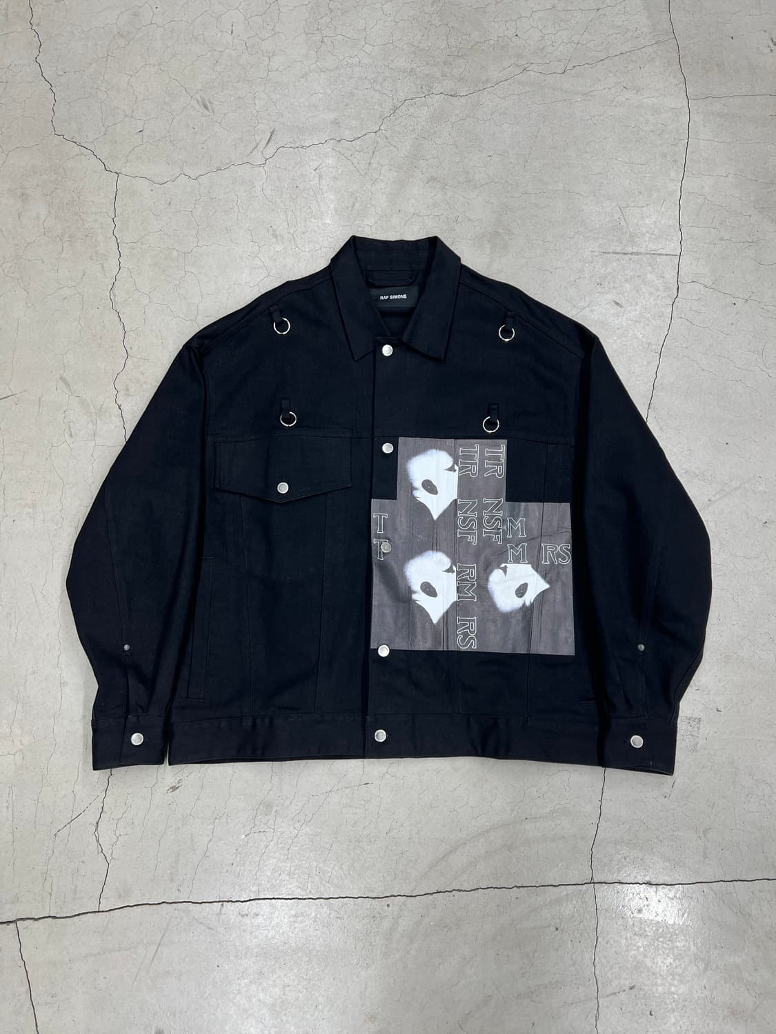 Raf Simons SS19 Bold Head Denim Jacket 상품이미지1