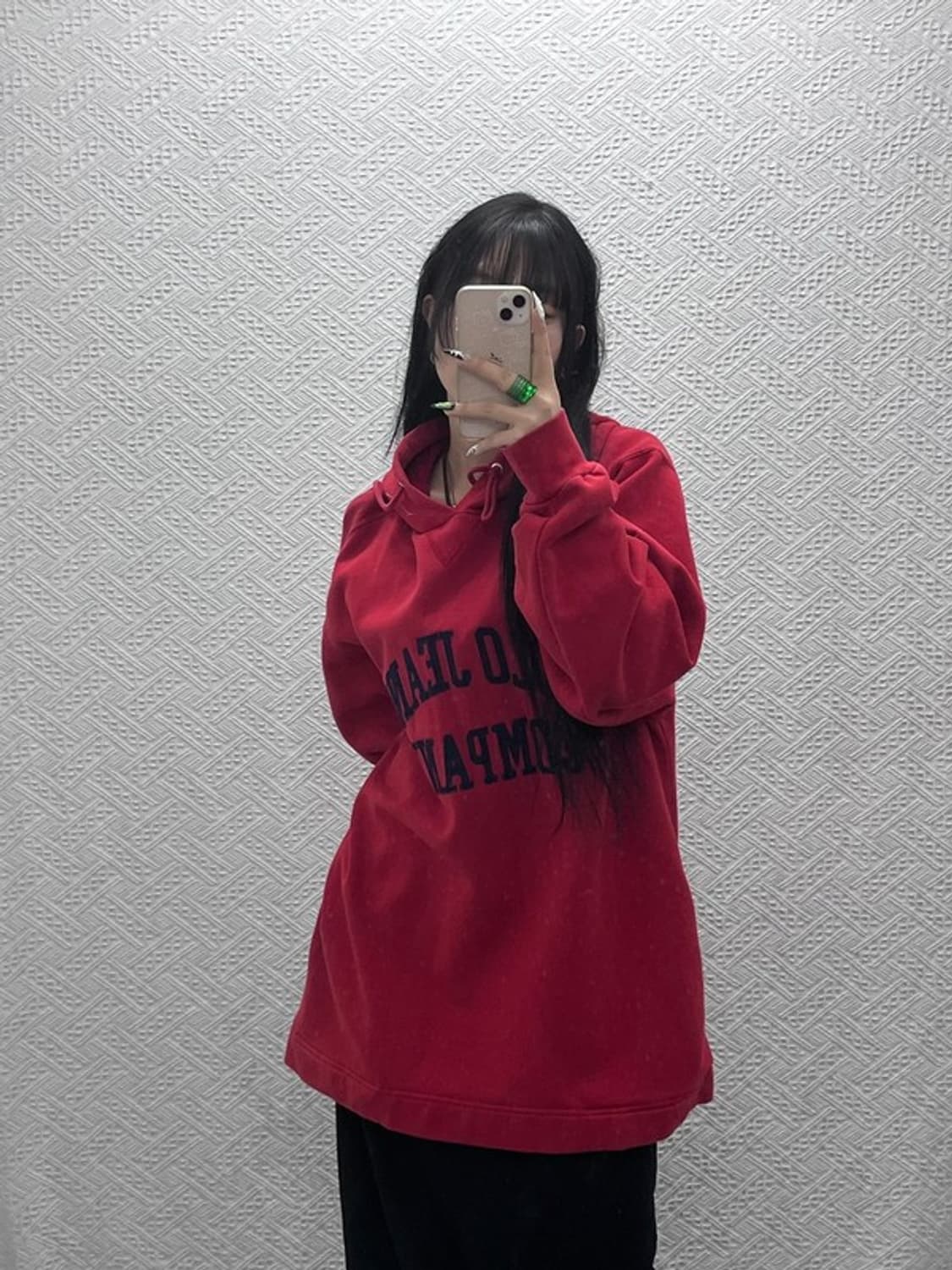 폴로 랄프로렌 올드스쿨 빈티지 빅사이즈 오버핏 후드티 L C08651 상품이미지1