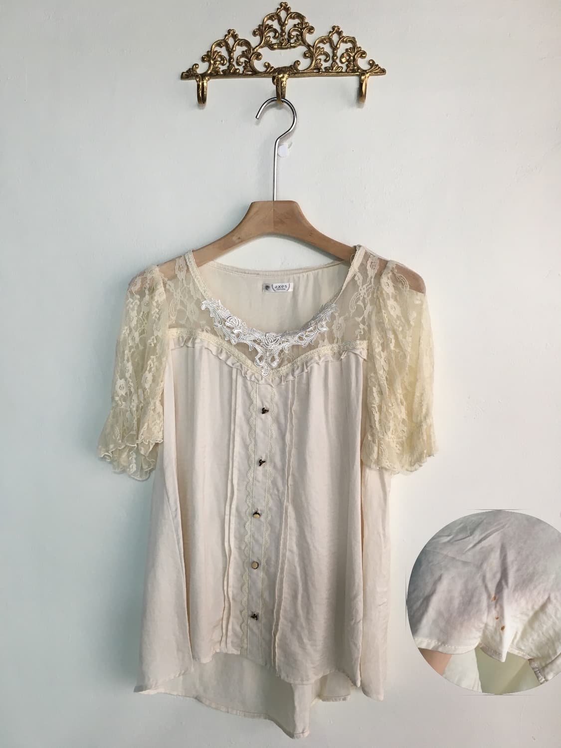 빈티지 엑시즈팜 어스뮤직 뮤트 베이지 페어리 코디세트 상품이미지4