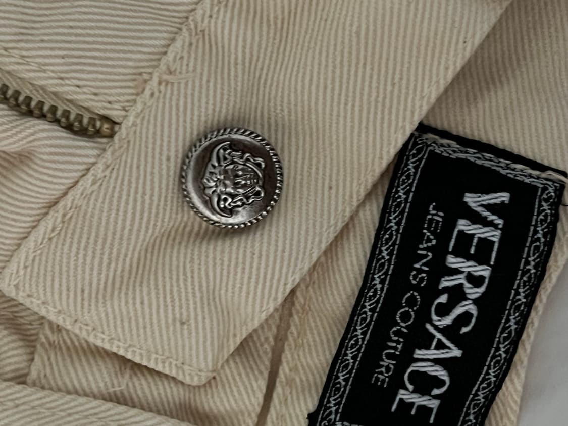 베르사체 정품 아이보리 데님 사이즈31 45 상품이미지4