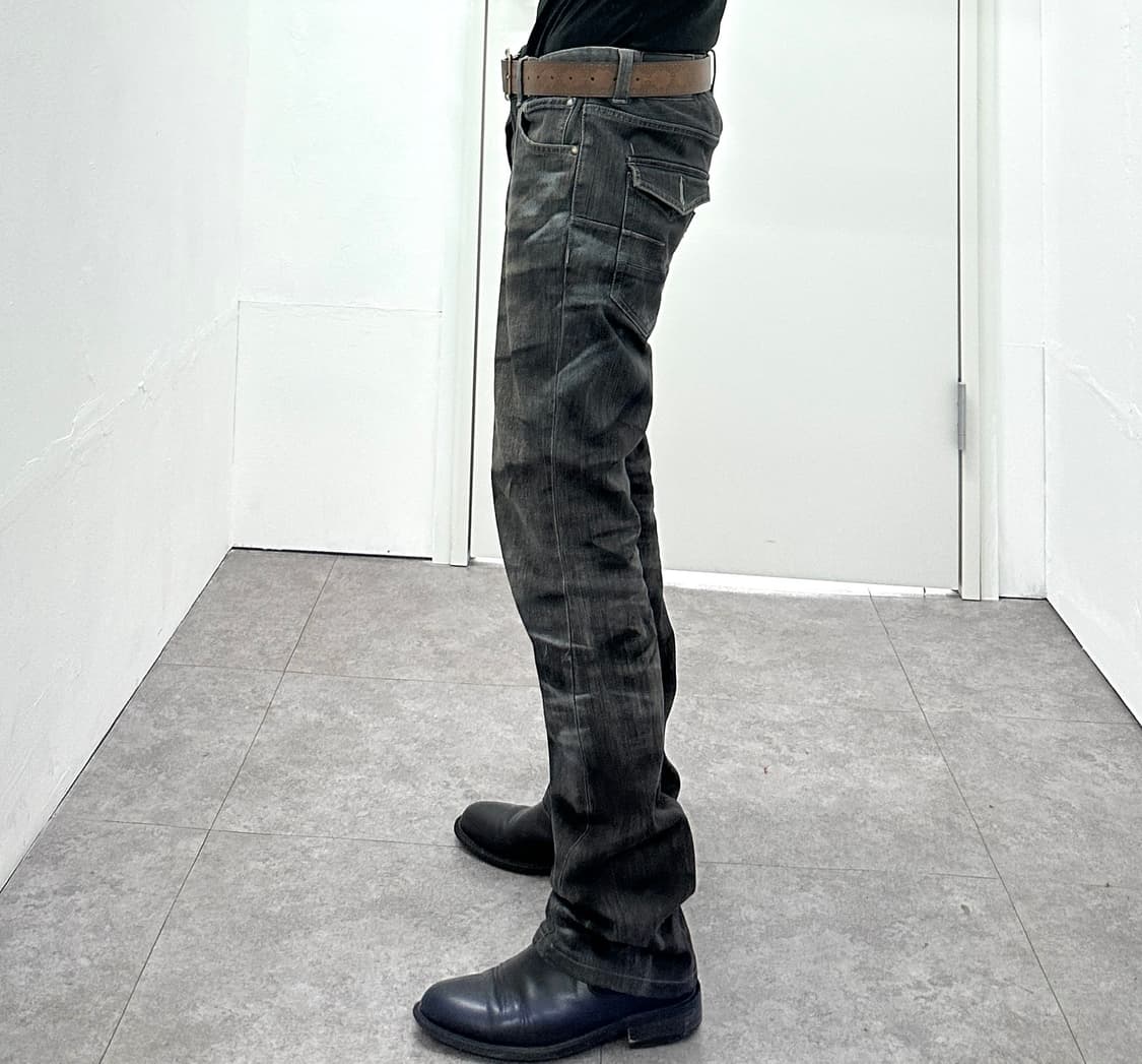 Ripped Layered Washing Slim Bootcut Deni 상품이미지5