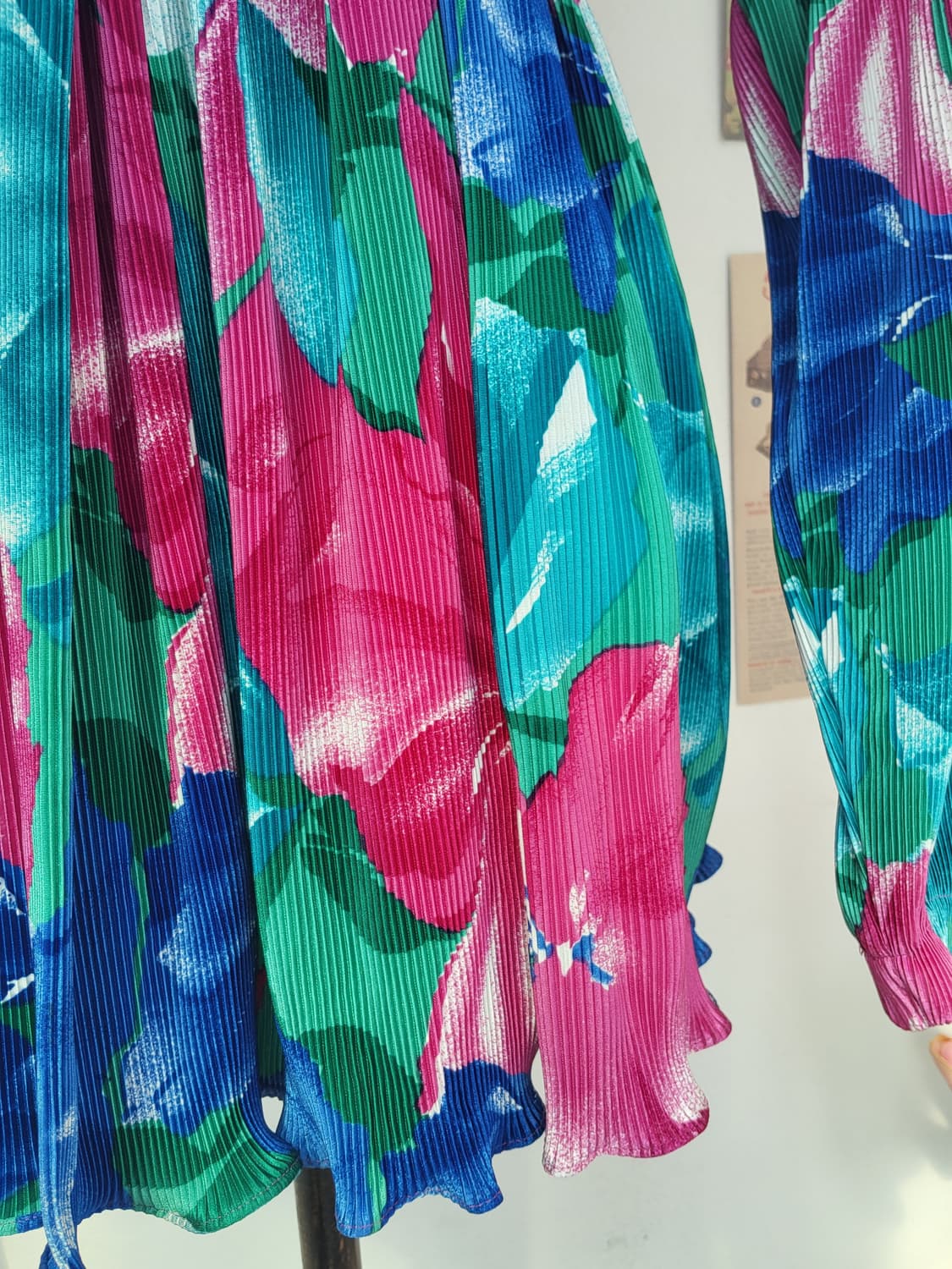 휴양지 플라워 빈티지 가디건 복고 상품이미지2