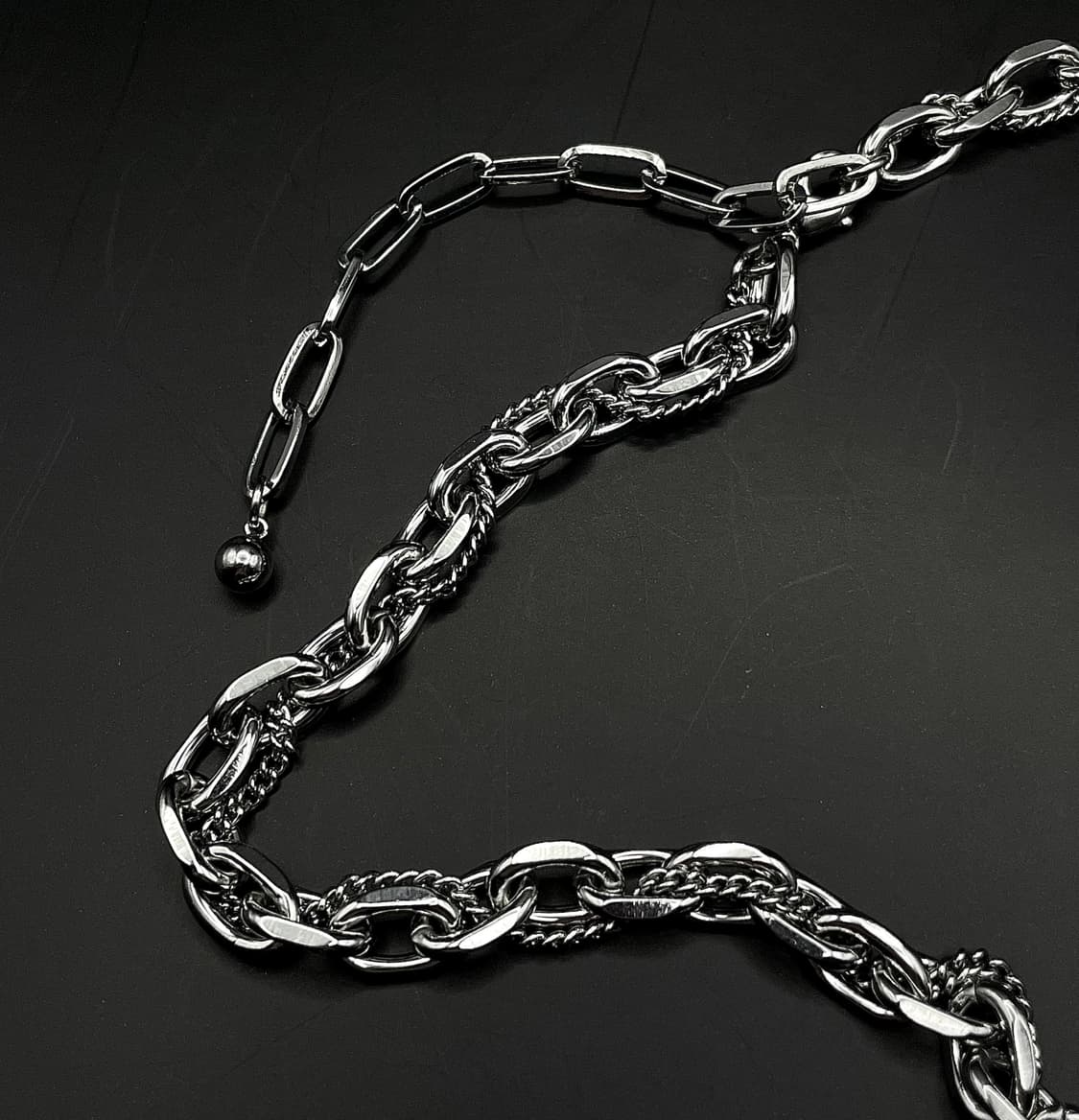 pcr053 Black heart necklace 상품이미지6