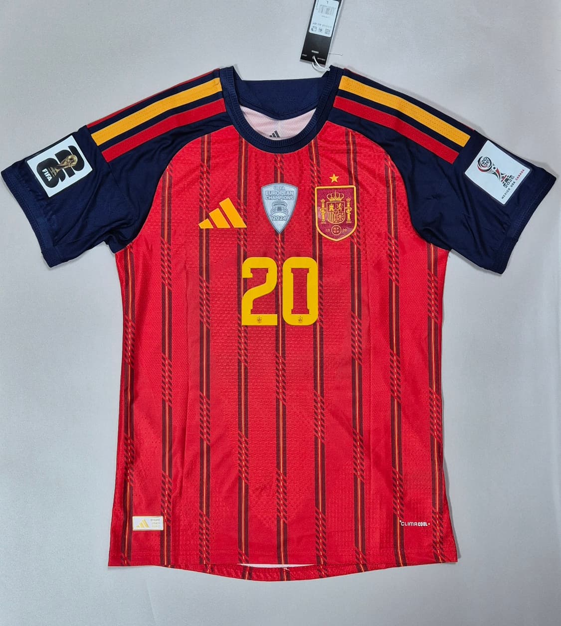 26-28 스페인 국가대표 월드컵 홈킷 페드리 유니폼 L 상품이미지3