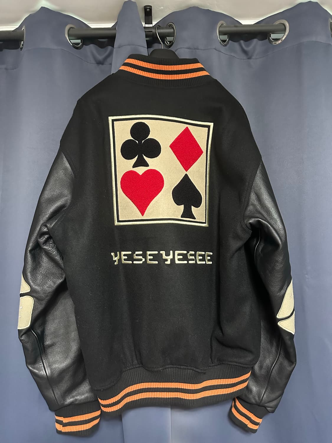 [L] 예스아이씨 포커 바시티 자켓 상품이미지3