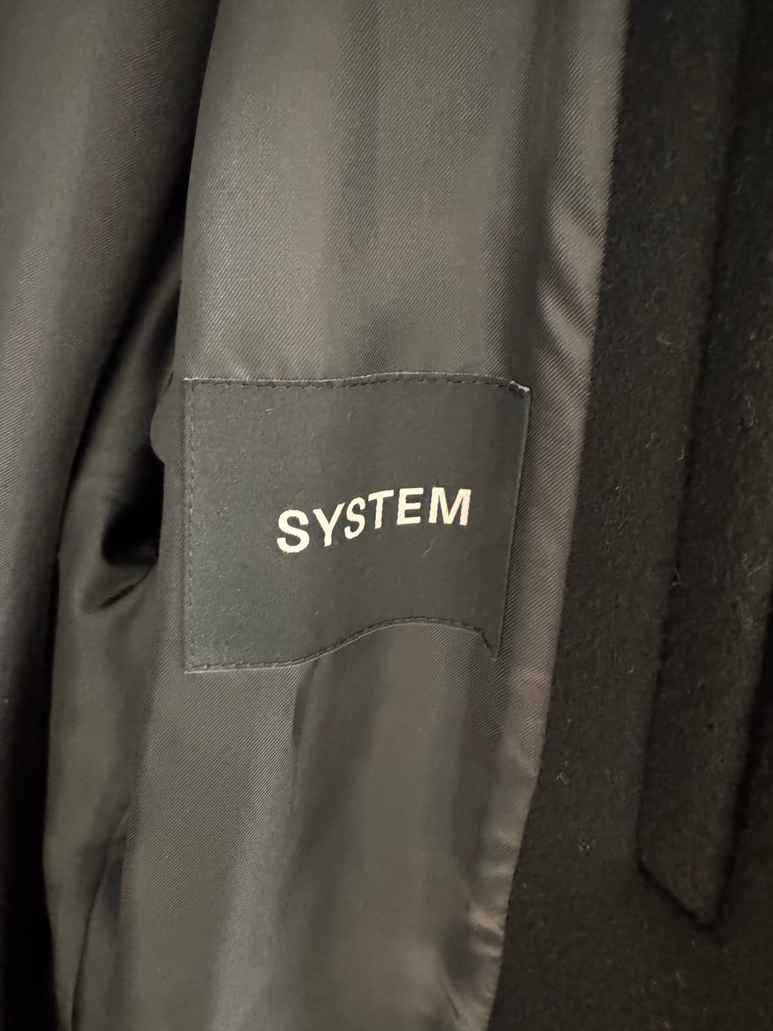 95) 시스템 옴므 숄 카라 집업코트 상품이미지3