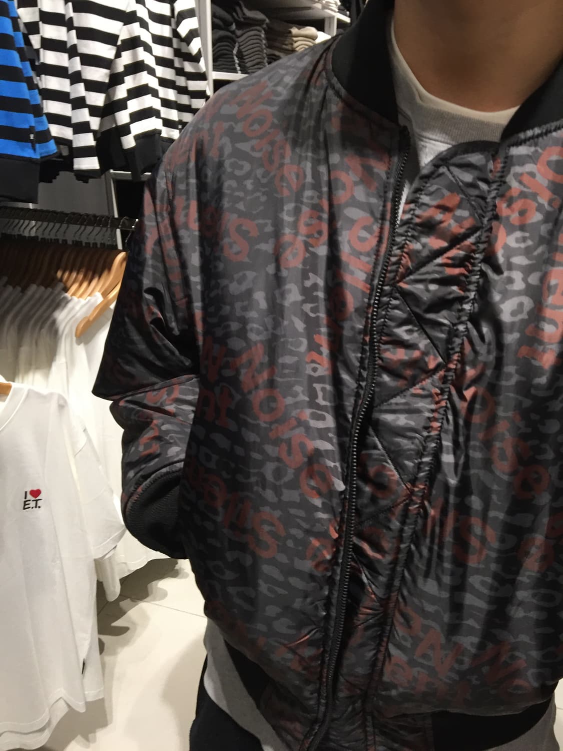 GU x 언더커버 콜라보 리버시블 블루종 새상품 상품이미지3