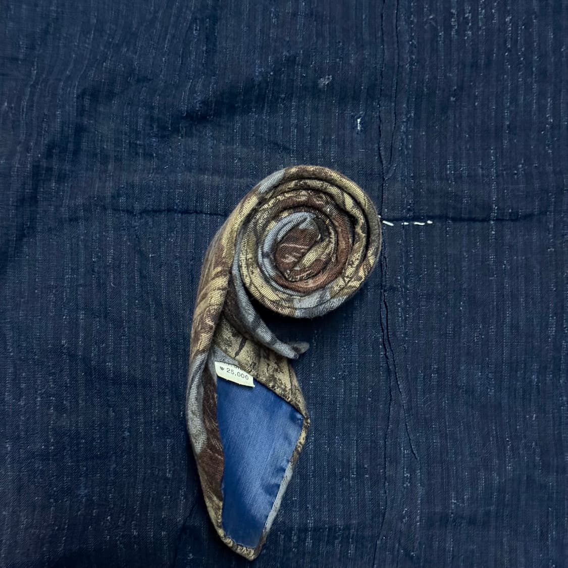 Domino 파라오닉 패턴 실크 타이 상품이미지3