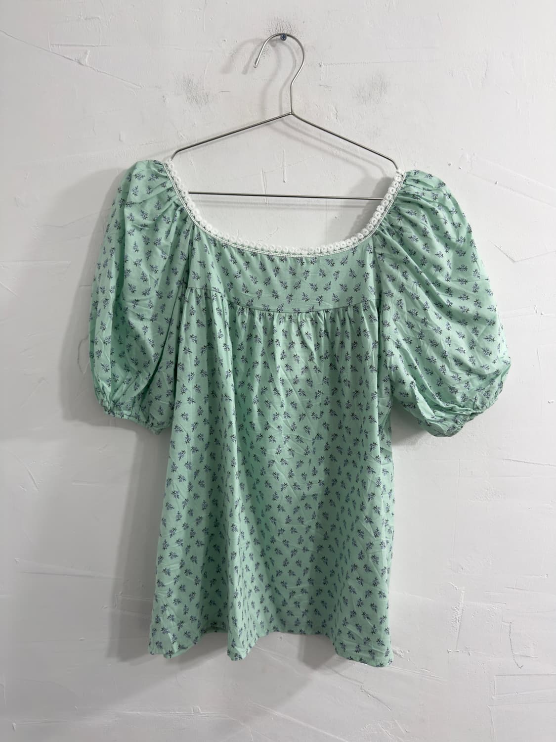 girly doll mint mori blouse 상품이미지1