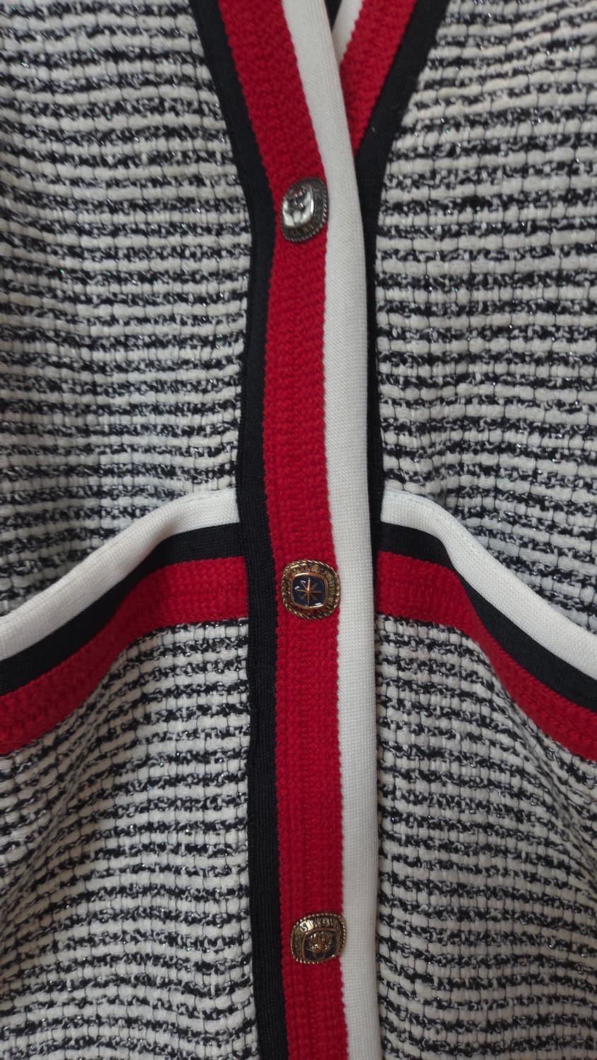 마쥬 루즈핏 글리터 트위드 자켓 가디건 38 사이즈 상품이미지4