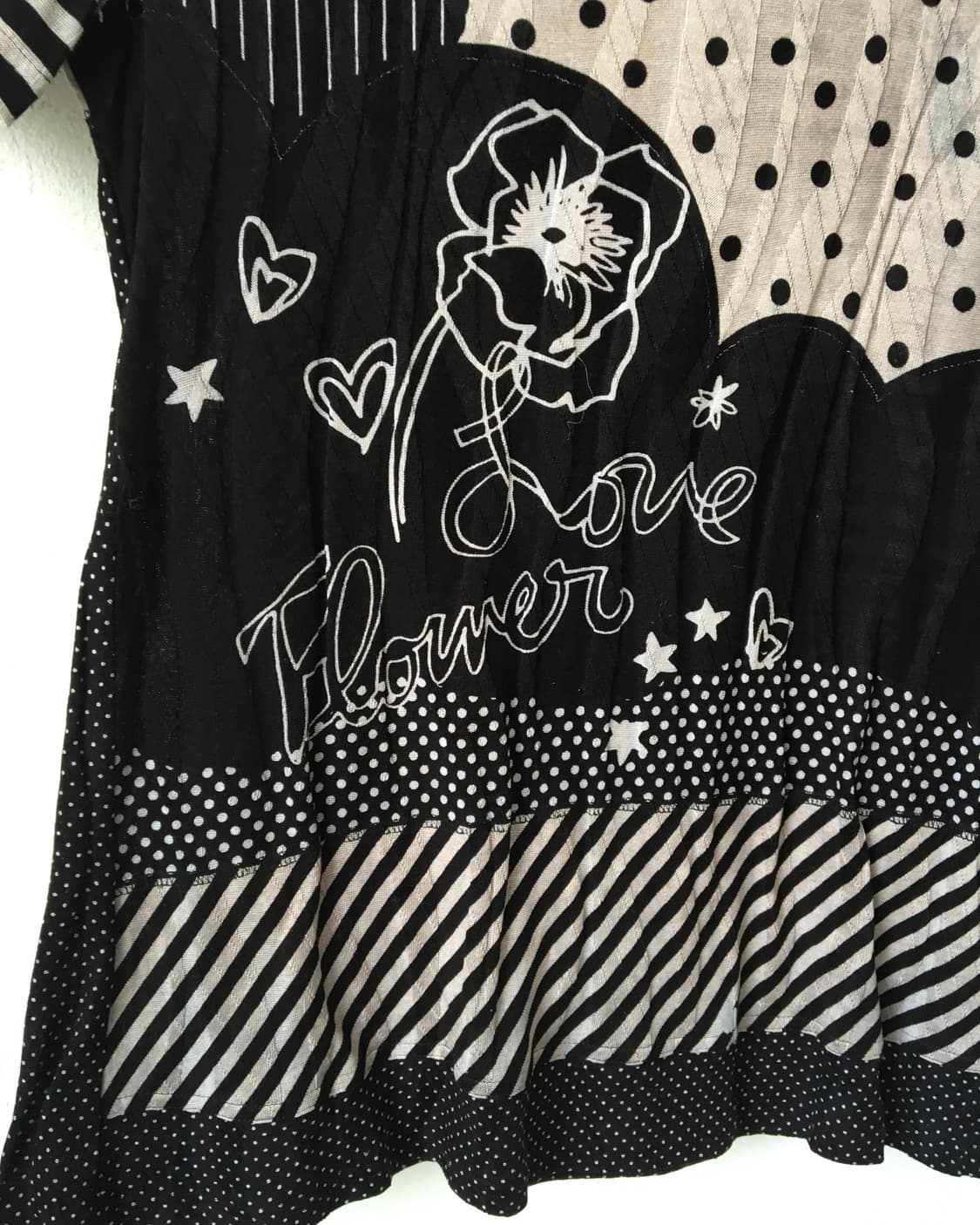 Pattern mixed t shirt 상품이미지4