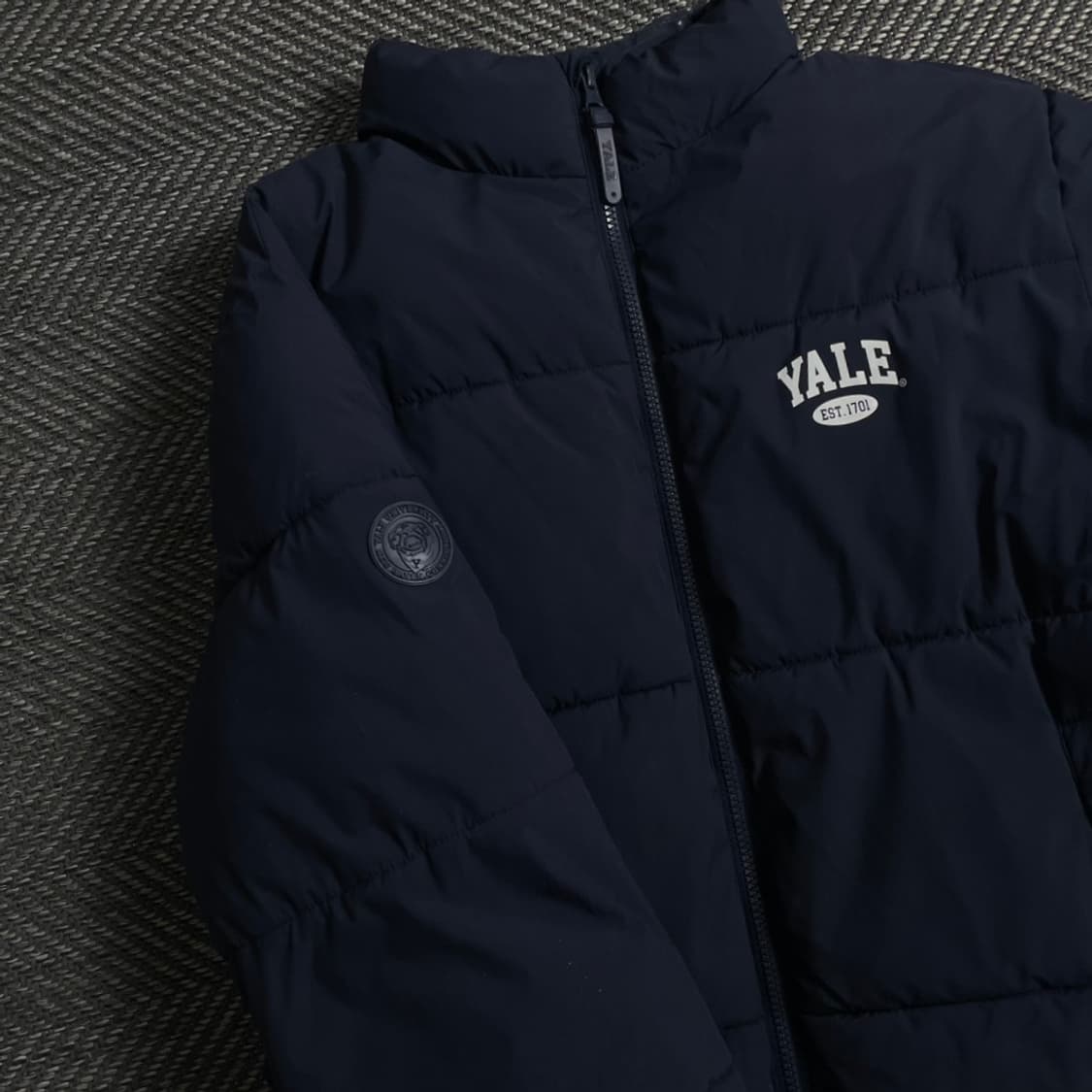 YALE 예일 로고 베이직 푸퍼 패딩y 4511 상품이미지4