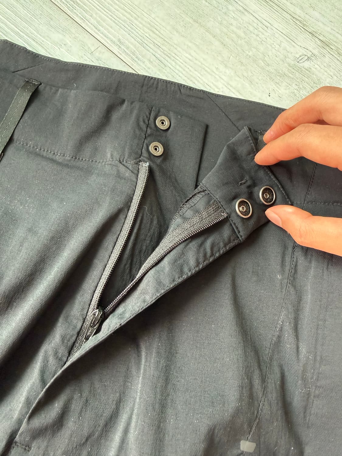 산산기어 Weld Patched Pants 패치드 팬츠 블랙 26ss 상품이미지8