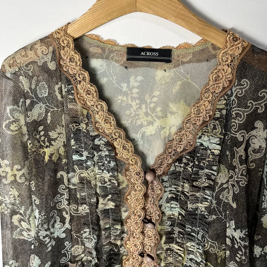 [JPN] 빈티지 재팬 오리엔탈 시스루 가디건 상품이미지3