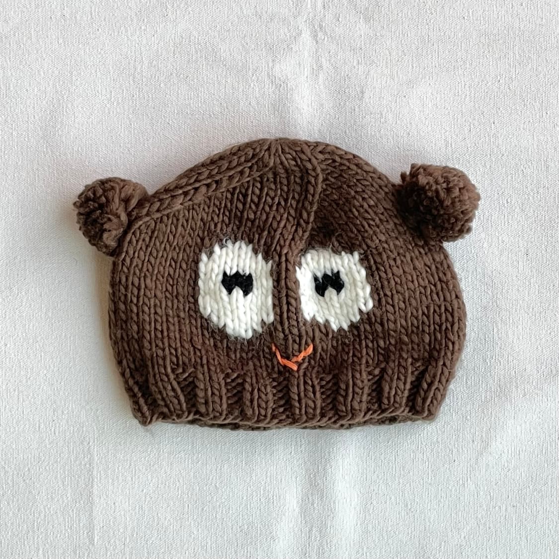 곰돌이 귀 캐릭터 니트 비니 빈티지 모자 만원샵 상품이미지1