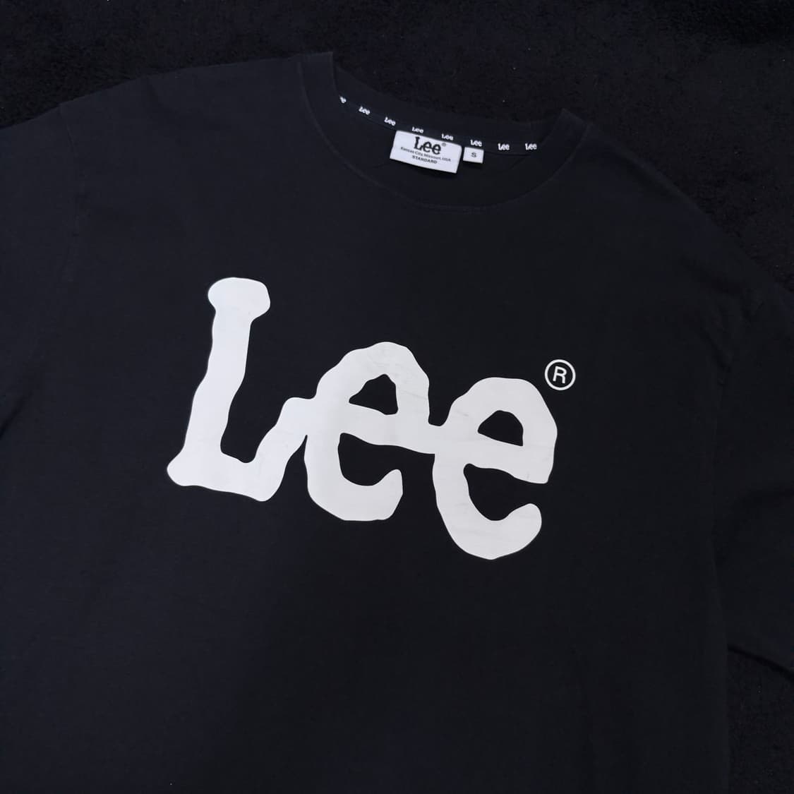 S LEE 리 블랙 빅로고 반팔티 상품이미지3