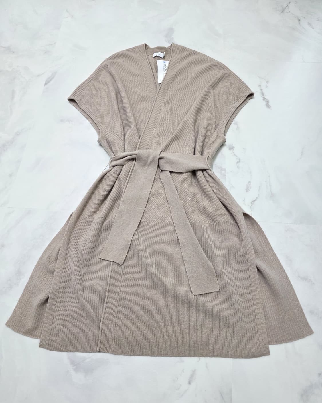 한섬 VINCE 빈스 캐시미어 벨트 니트 가디건 F 새상품 상품이미지1