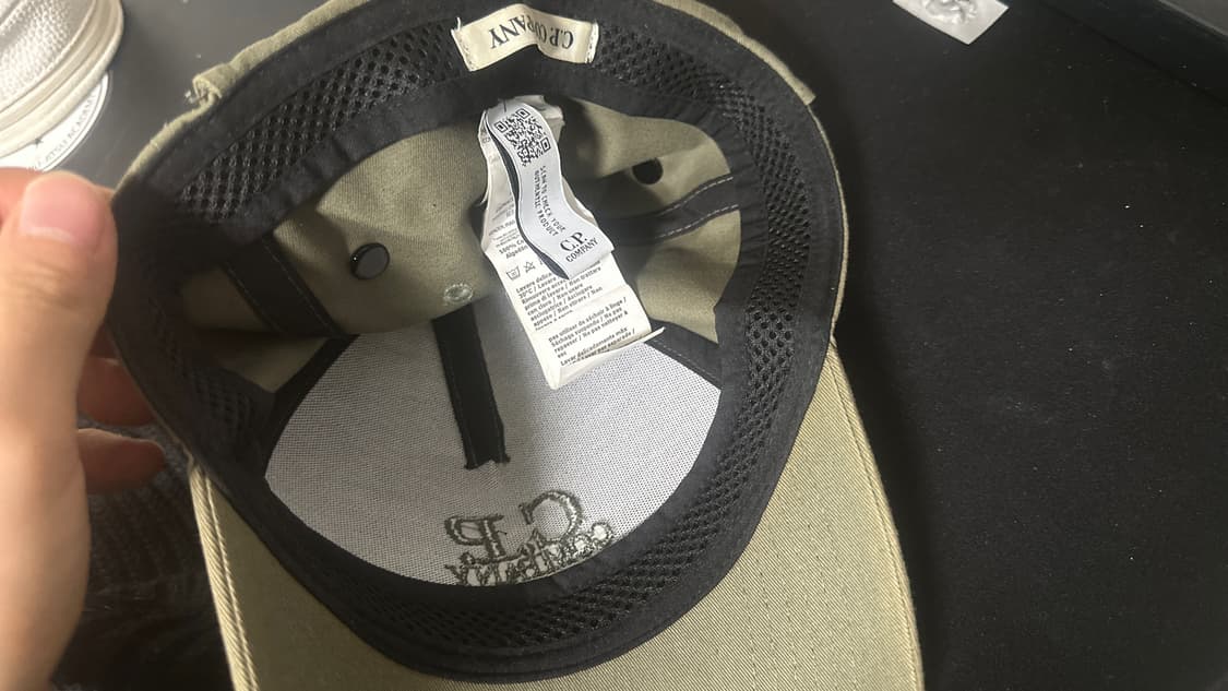 Cp컴퍼니 고글 볼캡 카키색 상품이미지5