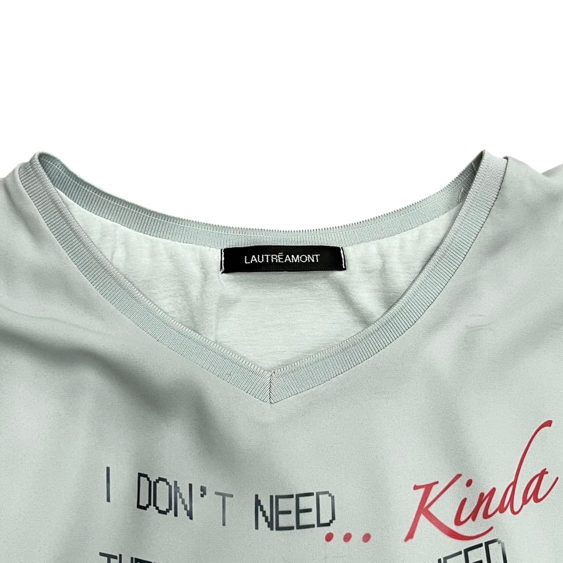 Mint Lettering Loose Short Sleeve Blouse 상품이미지5