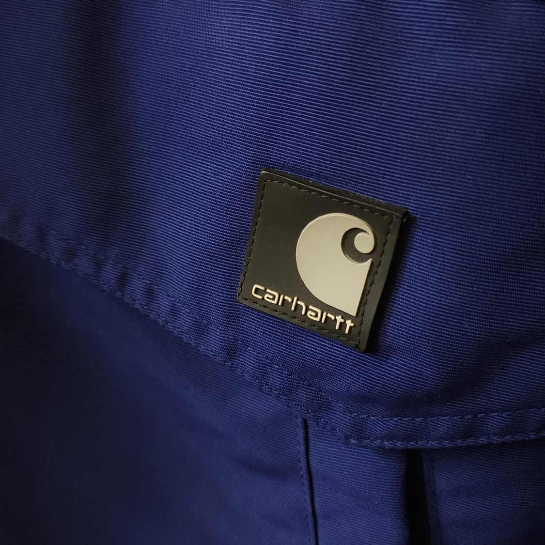 00s 칼하트 마운틴 파카 엔지니어드 블루 블랙 후드점퍼 워크자켓 L 상품이미지5