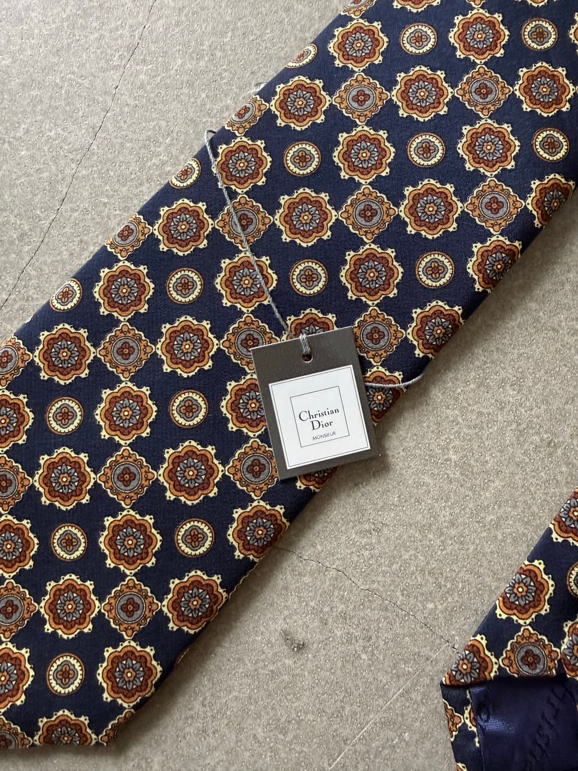 Christian Dior Pattern Silk Tie 상품이미지2