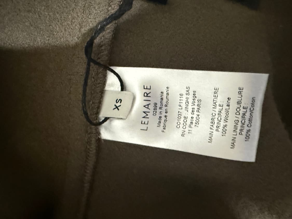 르메르 랩코트 다크스쿼럴 xs 새상품 판매합니다 상품이미지4