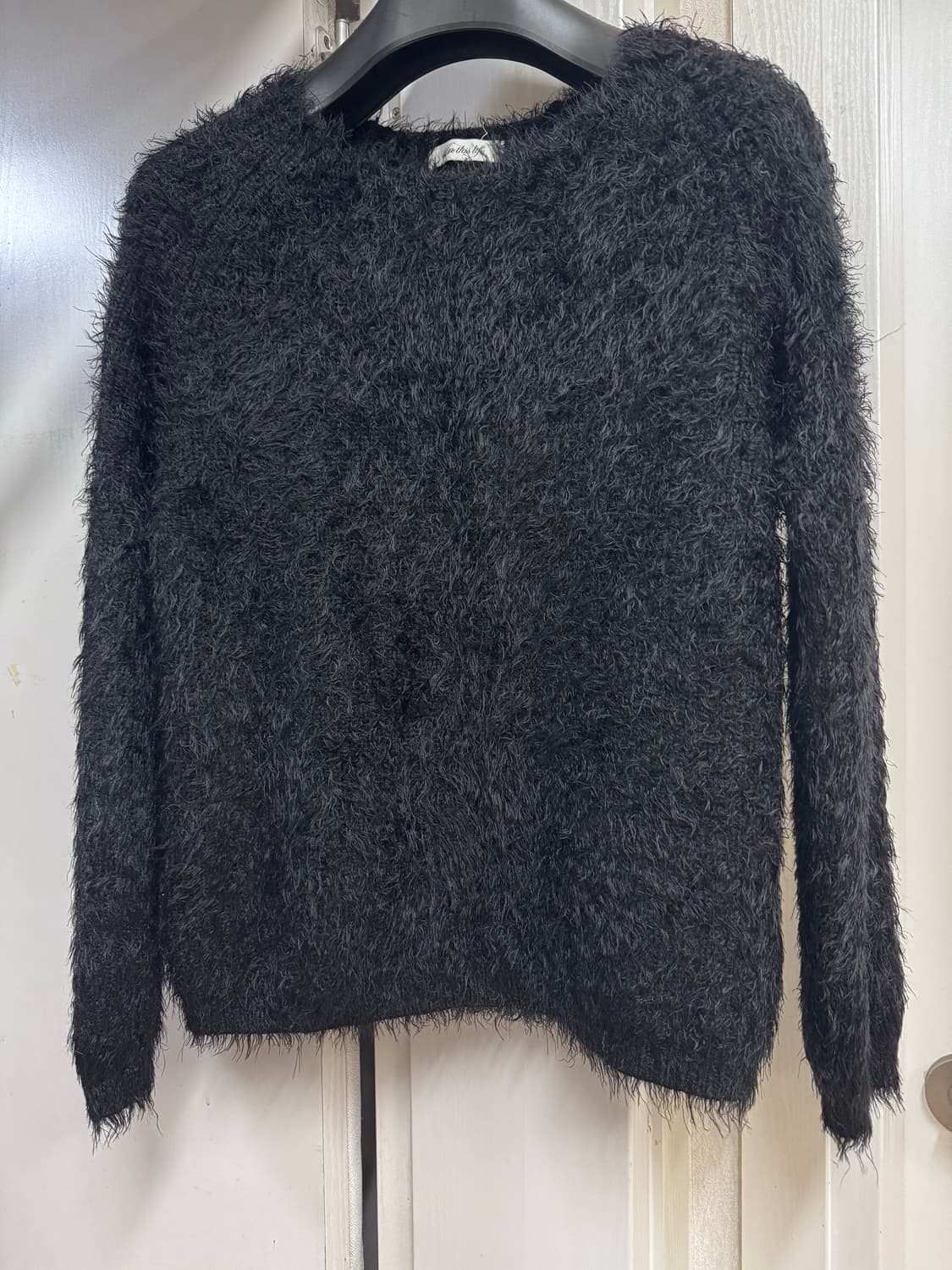 Black fur knit 상품이미지8