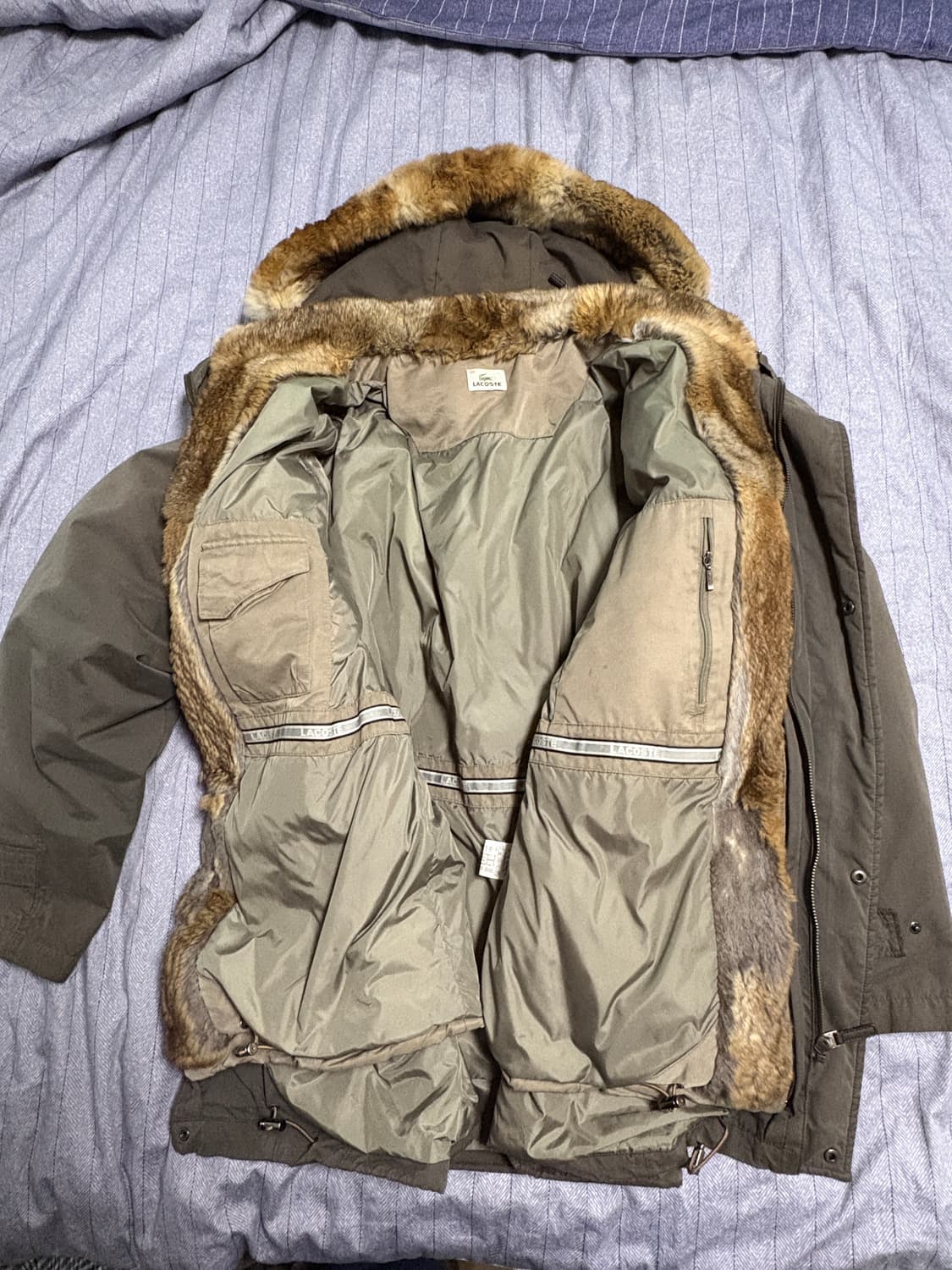 라코스테 퍼 후드코트 (내피탈부착) 상품이미지5