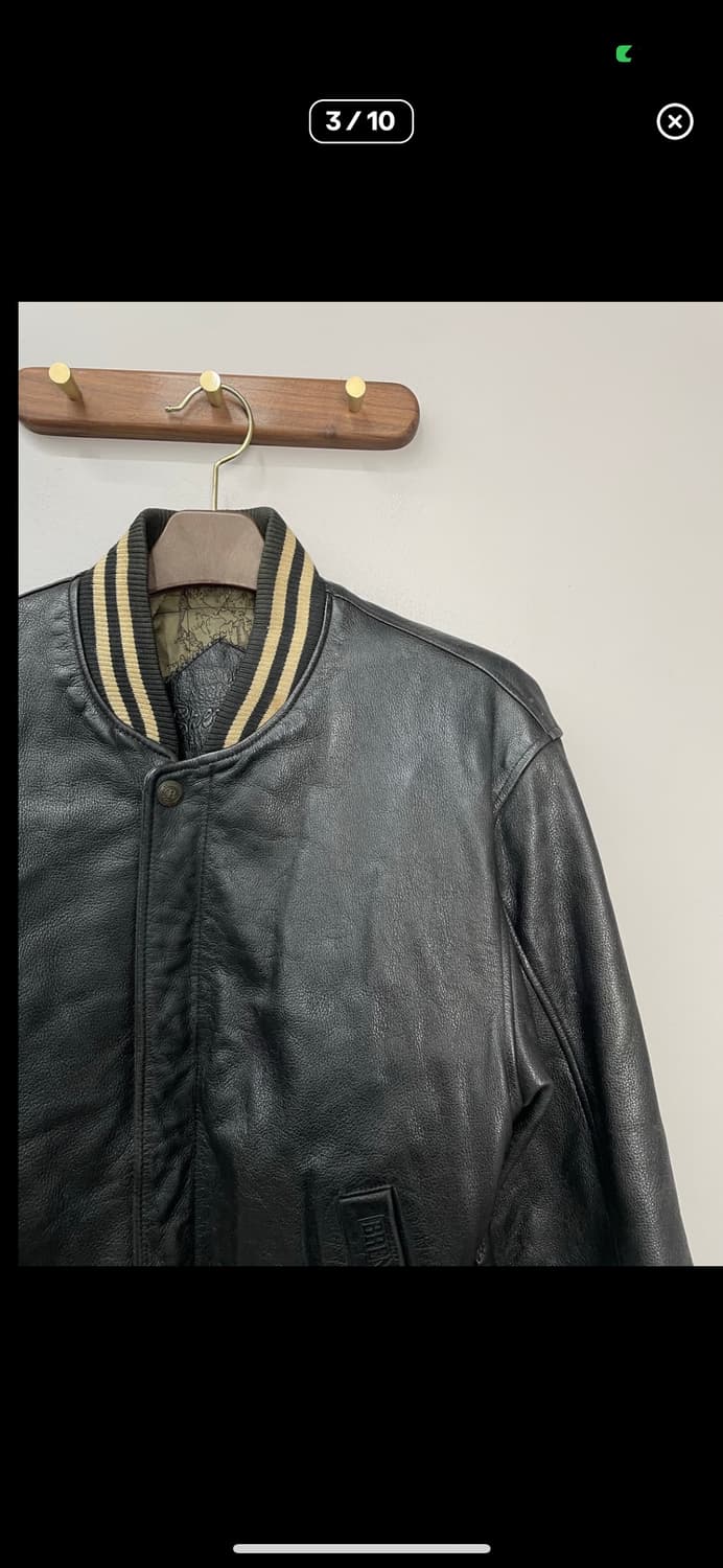 빈티지 블렌따노 블랙 카우 레더자켓 A2856 상품이미지3