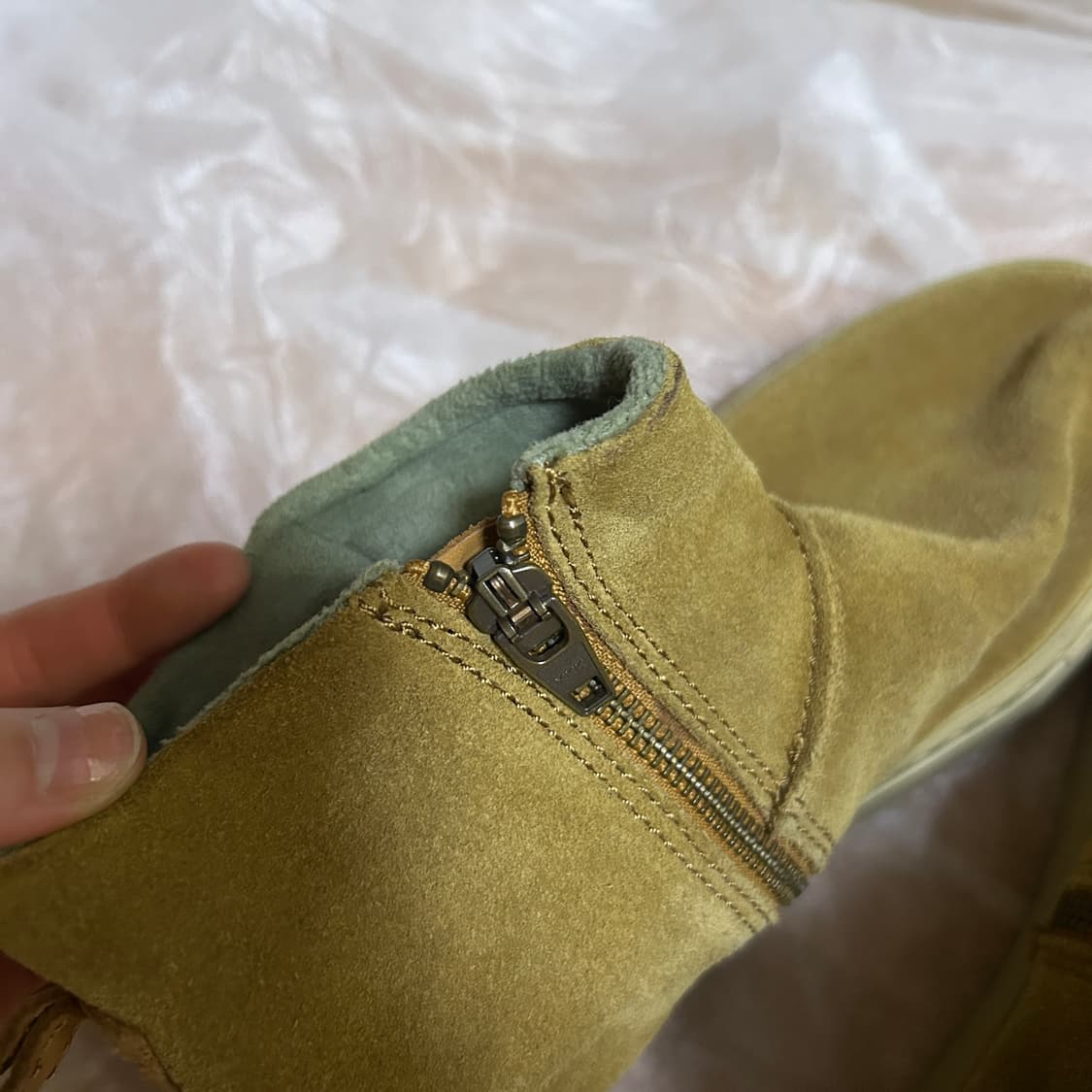 [사토리산] 머라키 로우 스웨이드 미드브라 운 부츠 워커 상품이미지6