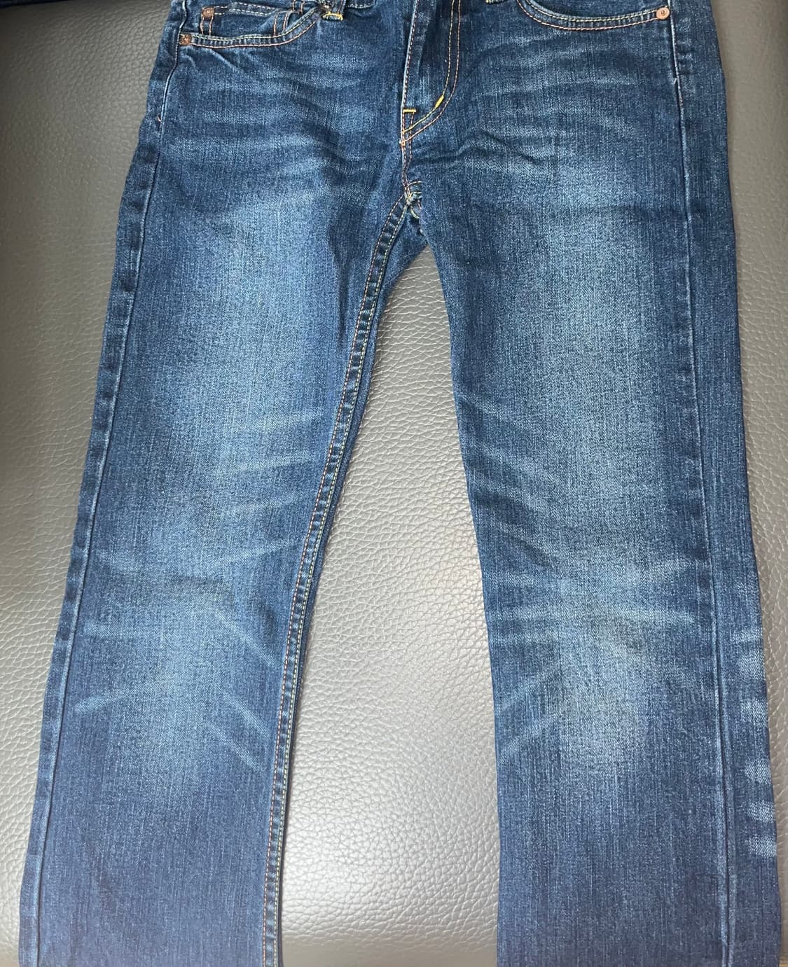 에비수 evisu 핑크 하트 자수 데님 진청바지 부츠컷 팬츠 y2k 갸루 상품이미지6