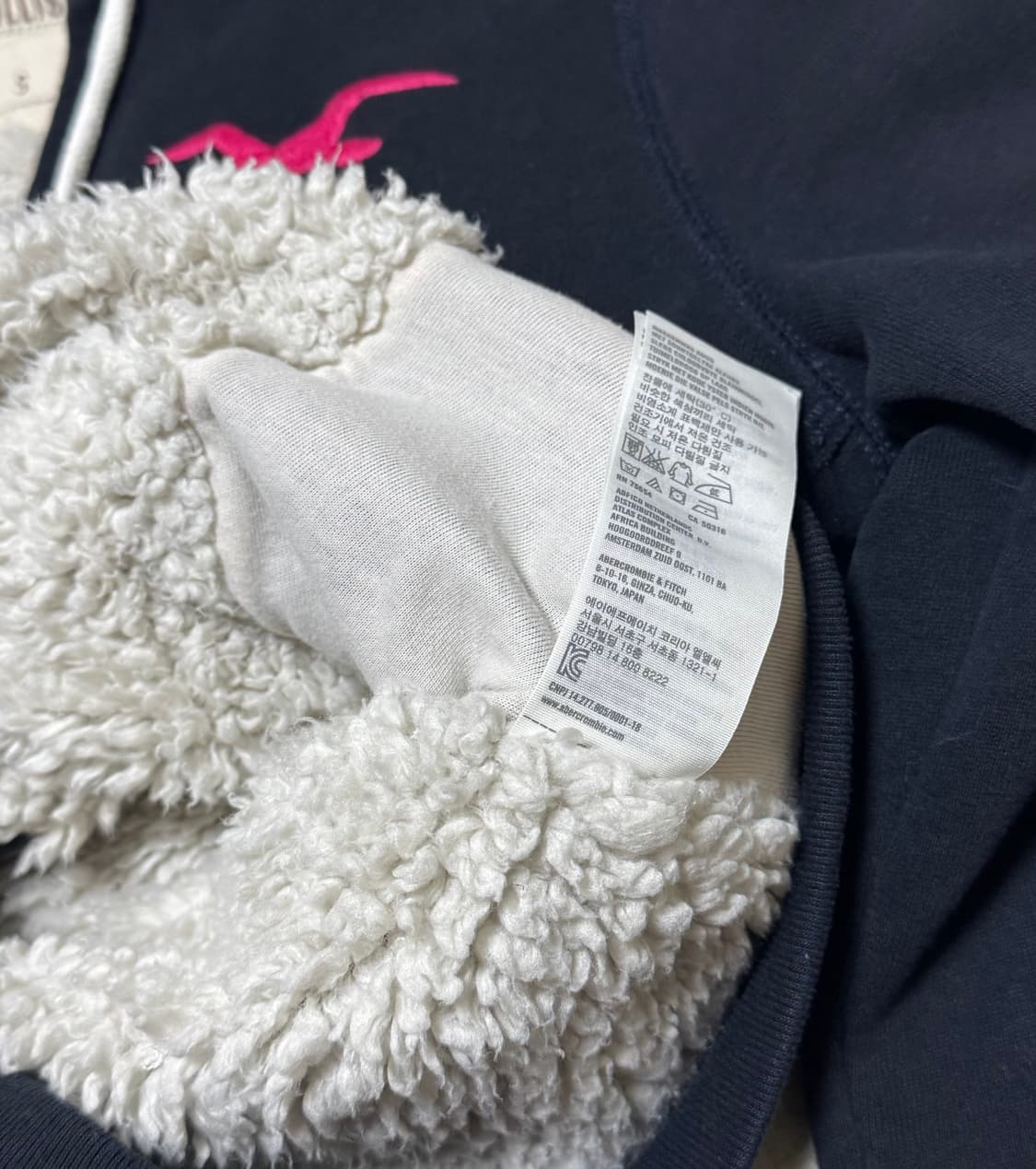 홀리스터 네이비 후드집업 상품이미지5