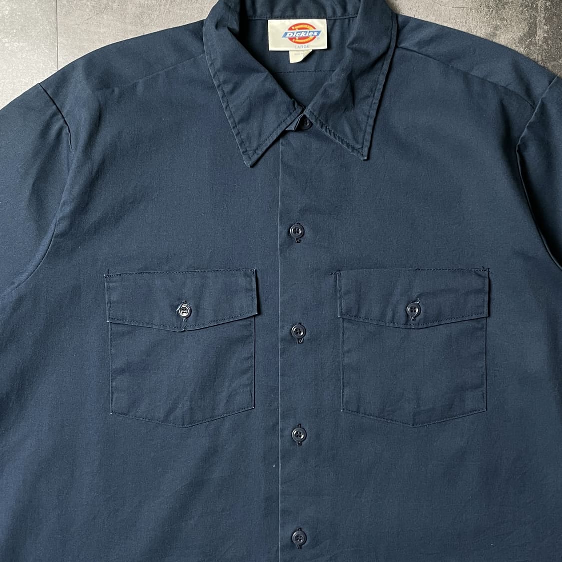 DICKIES 90s 디키즈 네이비 플랩포켓 반팔 워크셔츠 A01107 상품이미지3