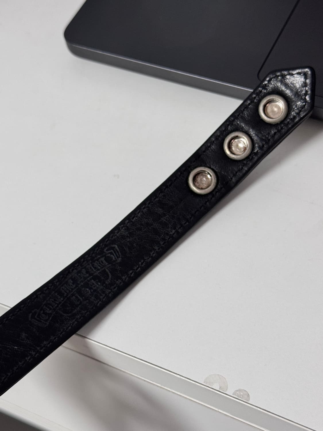 크롬하츠 3버튼 2스냅 레더 브레이슬릿 상품이미지5