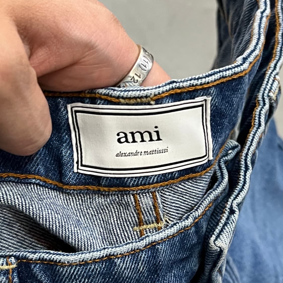  아미 워싱 데님 팬츠 y14424 상품이미지8