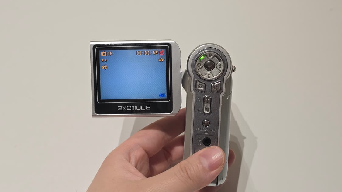 산요 작티st 빈티지 디카 캠코더 exemode DV308 본체만/작례  상품이미지2