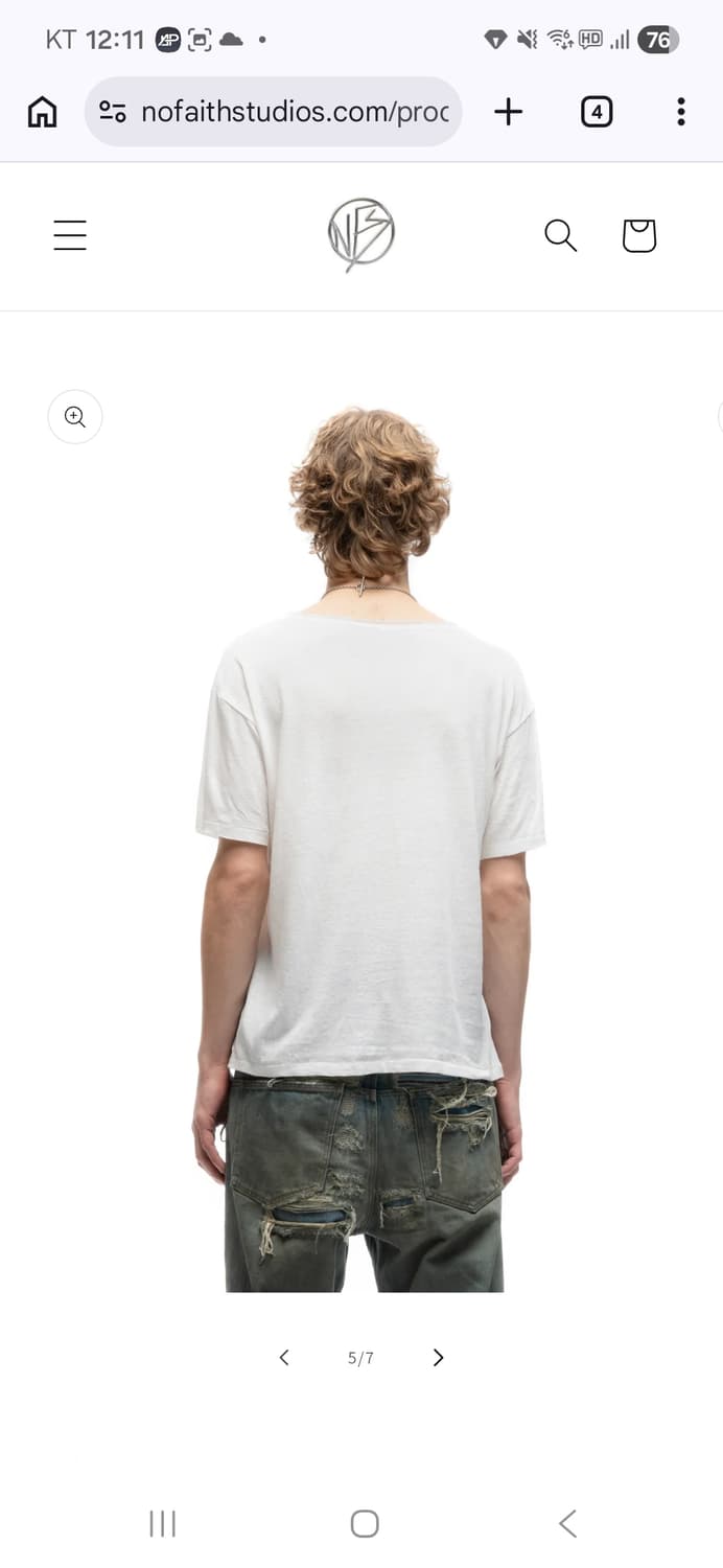 NO/FAITH STUDIOS

IVRY TEXTURED T-SHIRT 상품이미지5