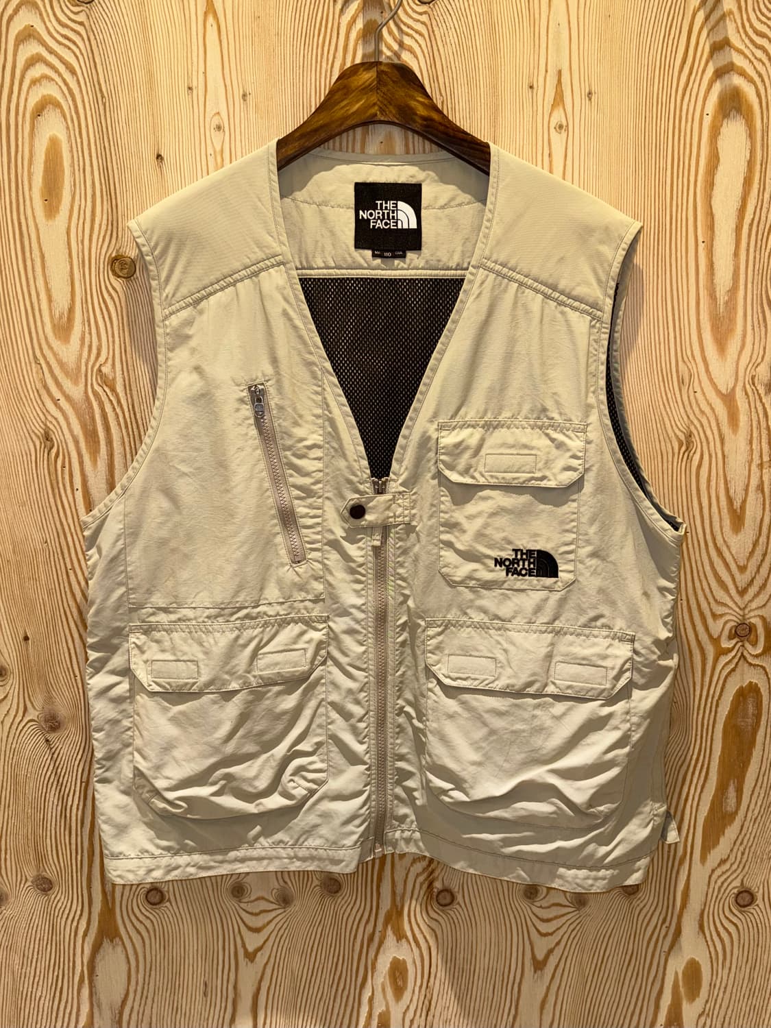 노스페이스 나일론 피싱 베스트 베이지 상품이미지1