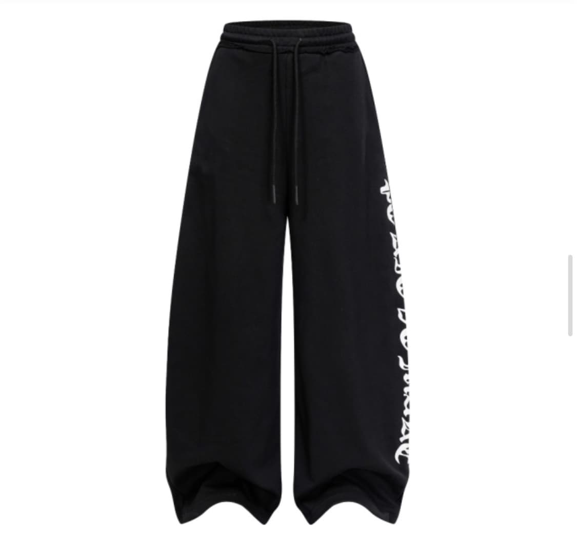 Asaky Prezaky 레터링 스웨트 팬츠 상품이미지2