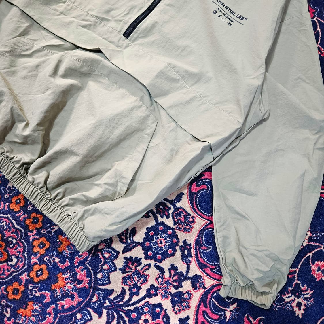 저스트세러데이 라이트카키 아노락 바람막이 Free 상품이미지6