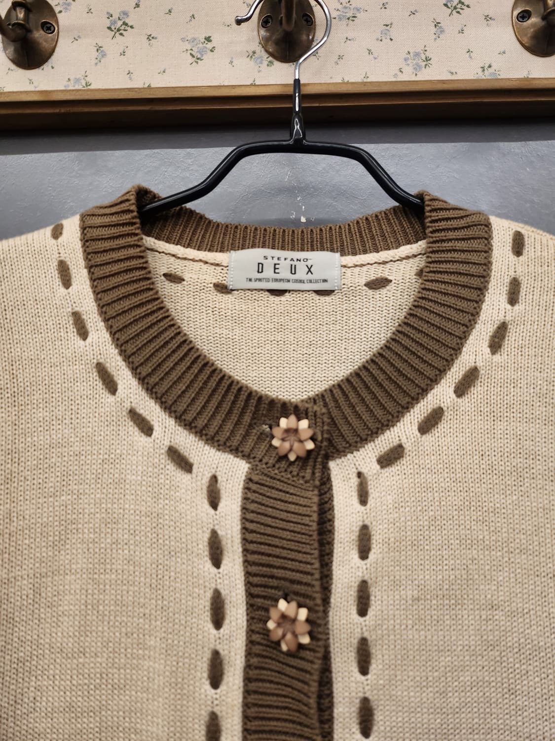 일본빈티지 스티치가디건 상품이미지2