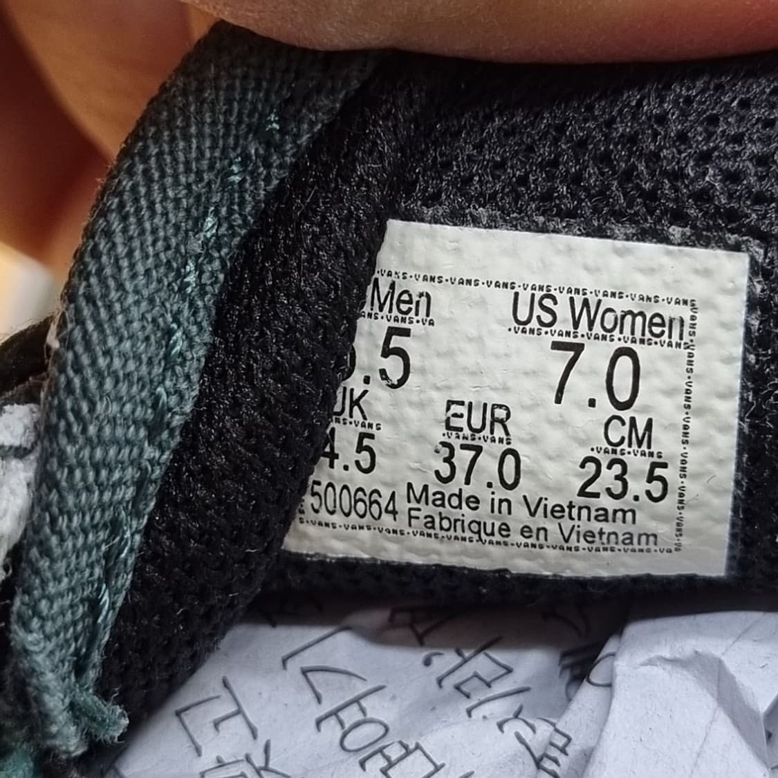 반스 컴피쿠시 로고 그린 스니커즈235. 상품이미지6