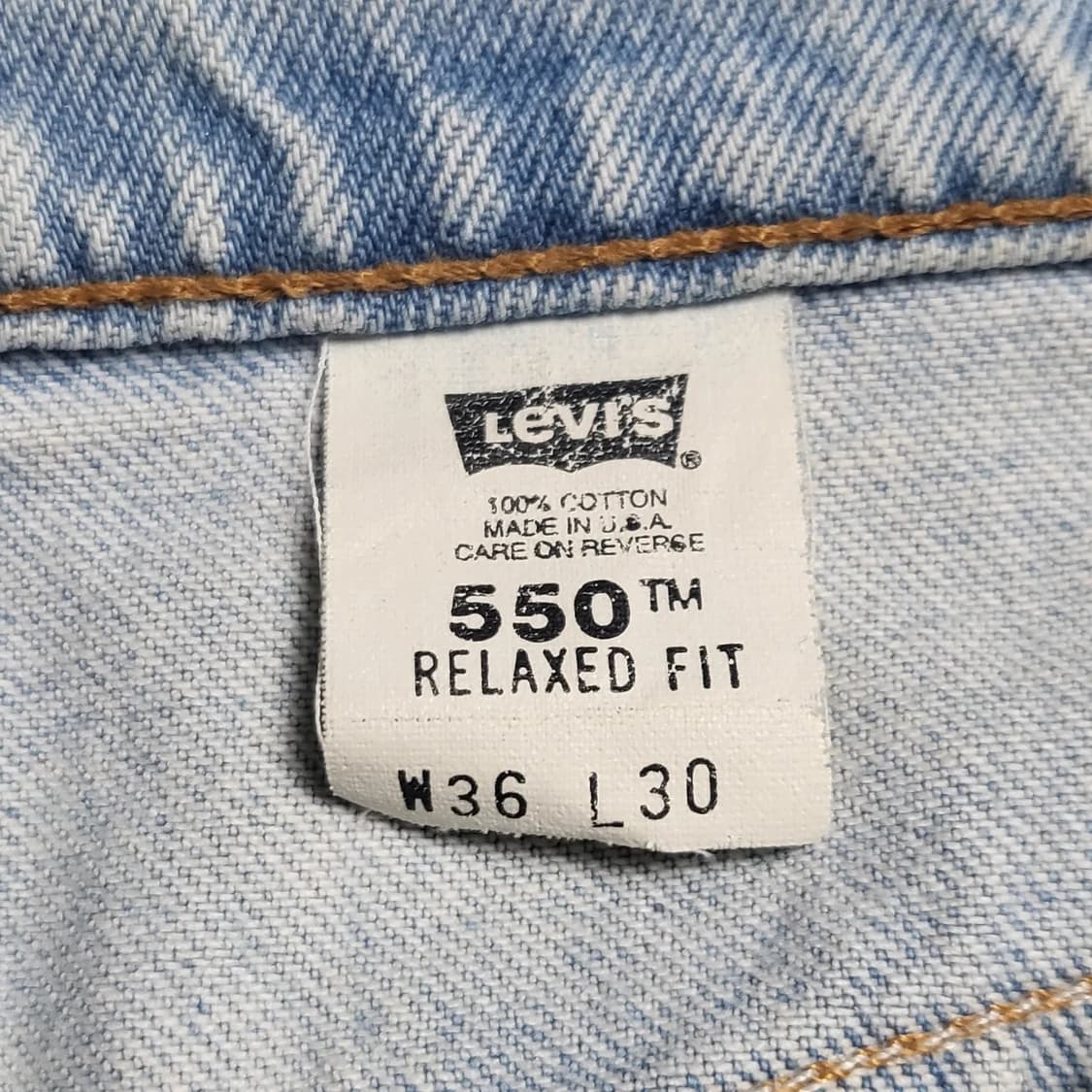 90s 리바이스 550 36x30 상품이미지6