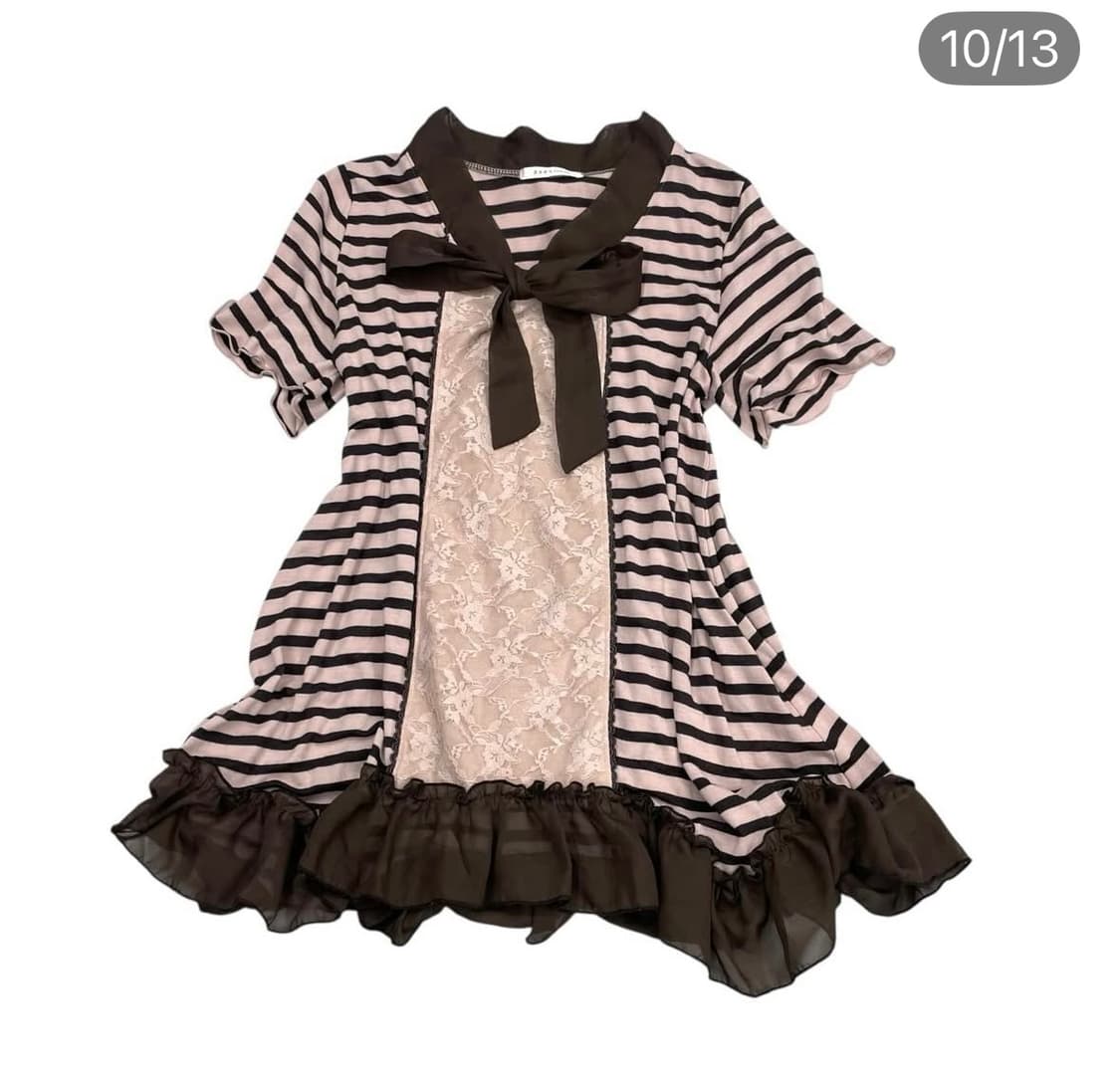 axes femm 엑시즈팜 딸기초코 리본 코디세트 상품이미지4