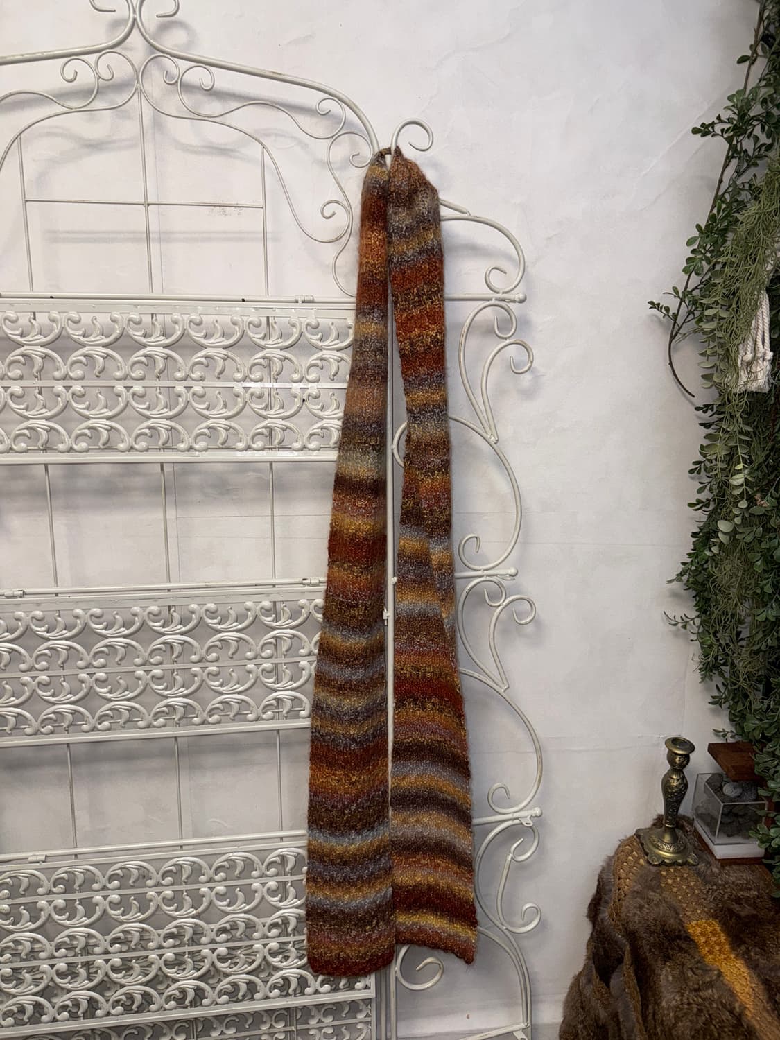 Mixed brown bohemian hippie muffler 상품이미지3