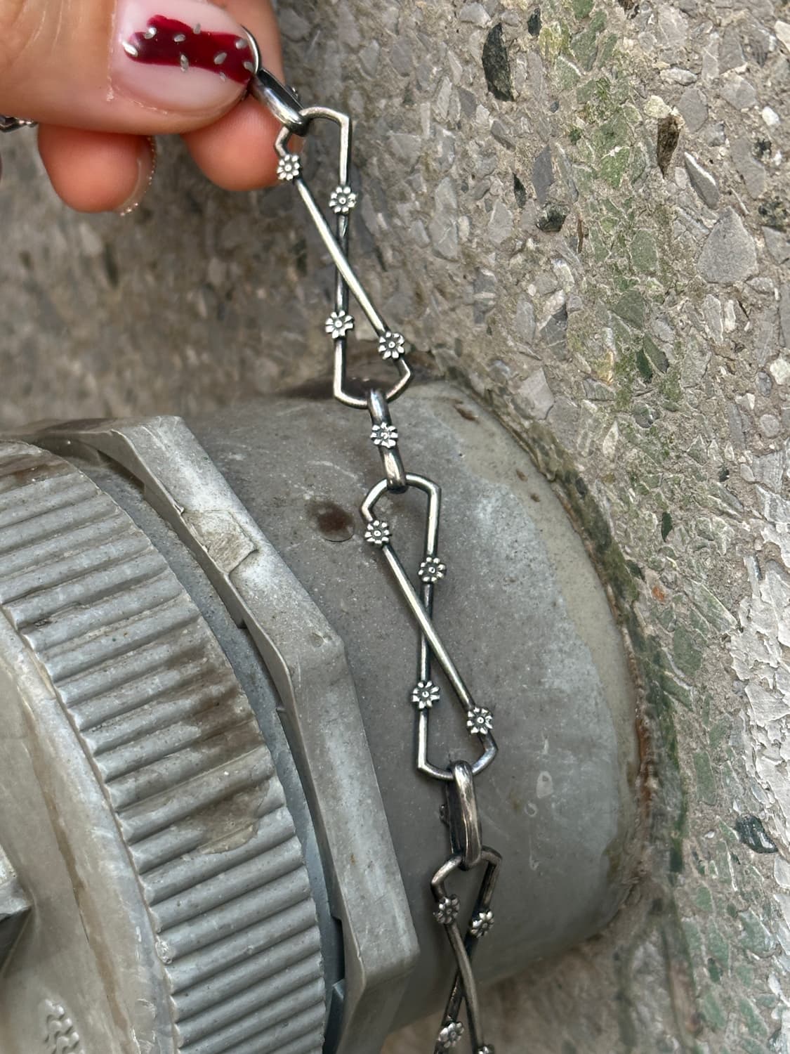 Vintage 925silver chain necklace 상품이미지1