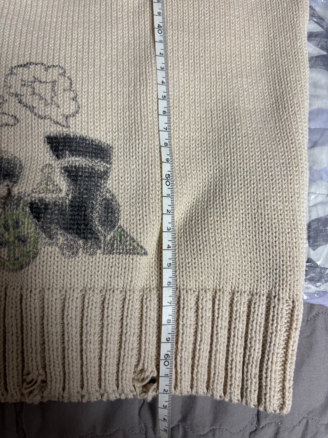 캐피탈 5G 메모리얼 페인트 스웨터 (새상품) 상품이미지8