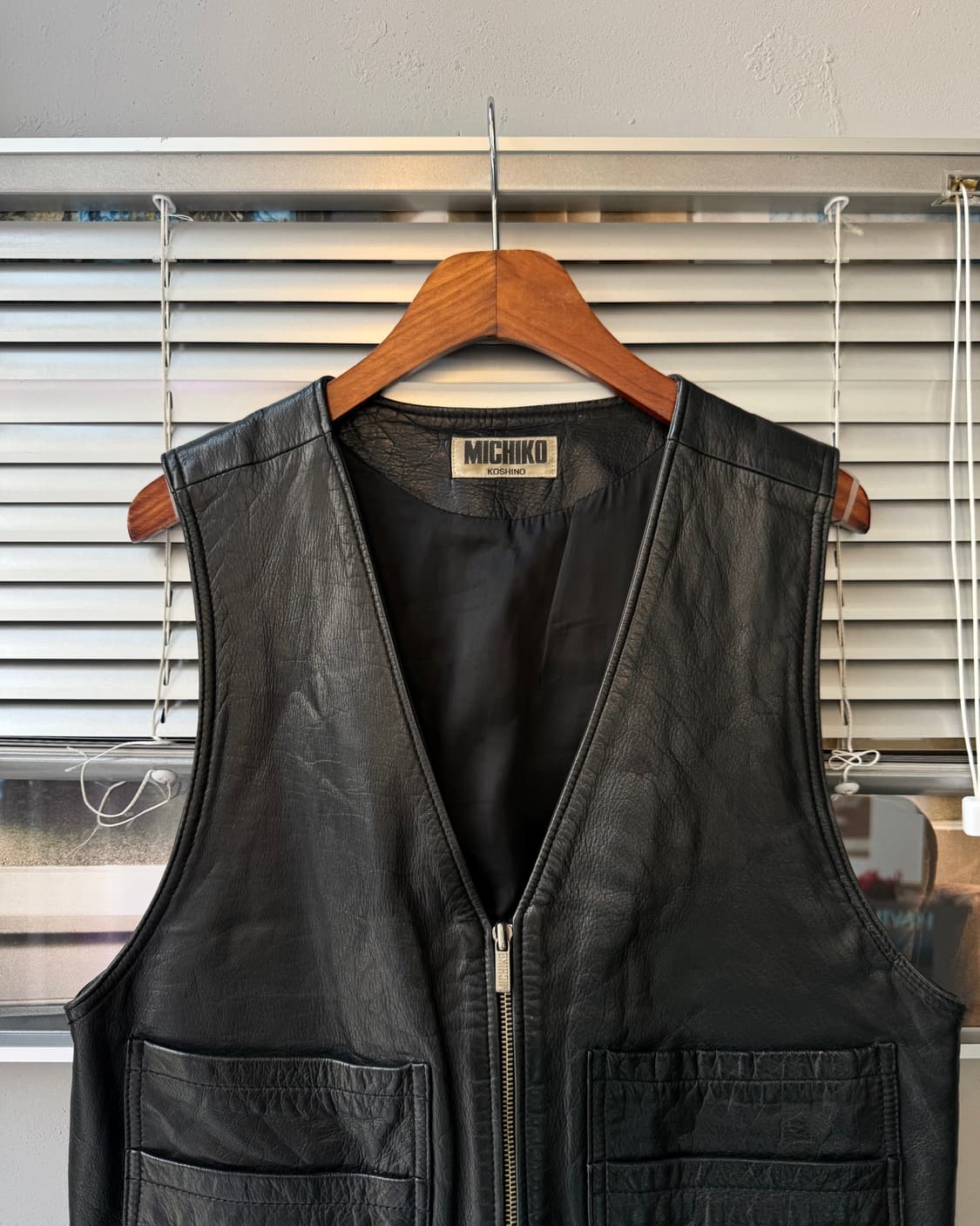 MICHIKO LONDON KOSHINO cowhide vest 상품이미지3