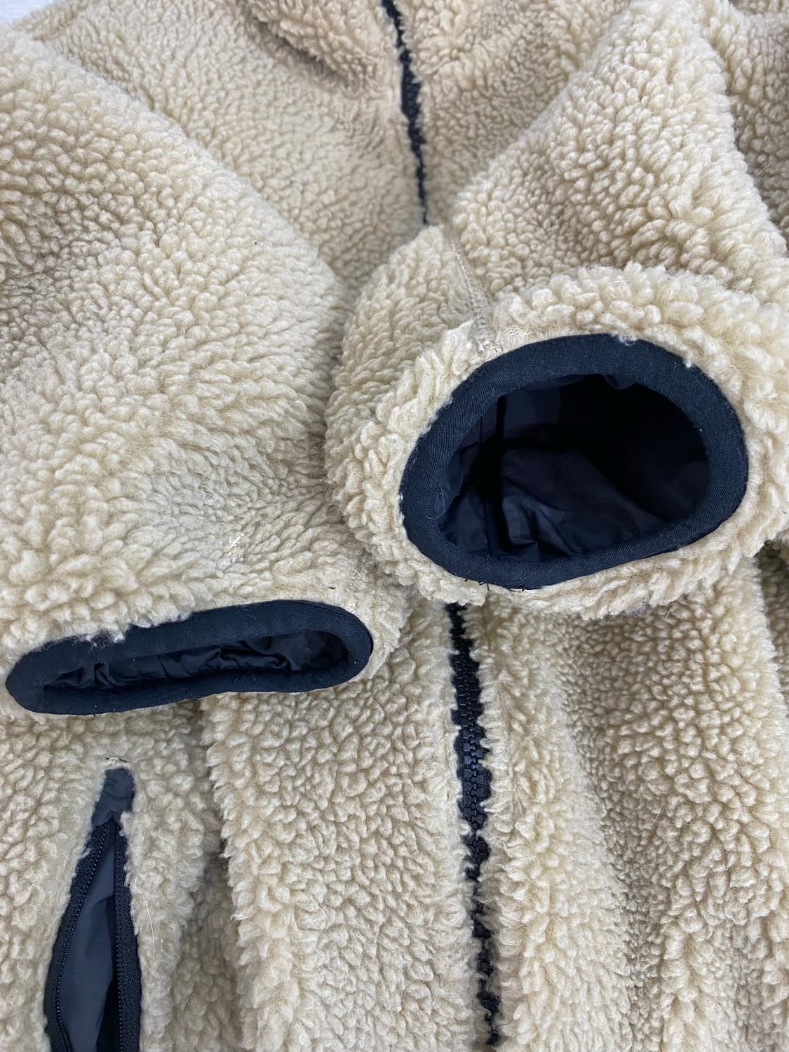 아디다스 양면 플리스 롱 패딩 M 공용 상품이미지7