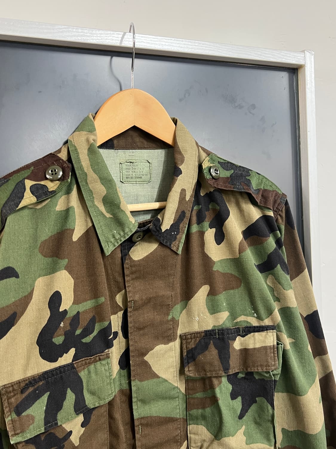 Military 밀리터리 오리지널 우드랜드 BDU 레귤러 카모 자켓 상품이미지2